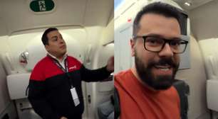 Influencer tem passagem cancelada e é expulso de avião ao tentar retornar dos EUA para o Brasil