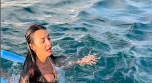 Pra quem não viu: Mulher se assusta com tubarão em Fernando de Noronha