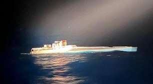 O narcossubmarino transportando 1,7 toneladas de cocaína que foi interceptado no Atlântico