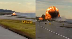 Avião de carga explode durante decolagem e deixa ao menos 7 mortos nos EUA