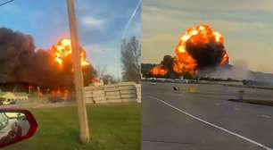 Avião de carga de grande porte cai nos EUA