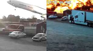 Novo ângulo mostra 'paredão de chamas' causado por queda de avião que deixou 9 mortos nos EUA