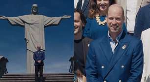 Veja como foi a visita do príncipe William ao Cristo Redentor