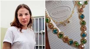 Tremembé: Suzane von Richthofen vende chinelos personalizados por R$ 150 na internet