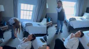 Ingrid Guimarães e Mônica Martelli mostram 'sufoco' em menos de 15 minutos em hotel nos EUA