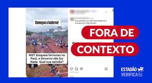 Vídeo antigo de bloqueio do MST em ferrovia no Pará circula sem contexto