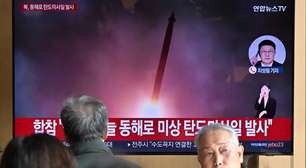 Coreia do Norte lança novo míssil balístico em direção ao Mar do Japão