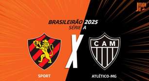 Sport x Atlético, AO VIVO, com a Voz do Esporte, às 14h30
