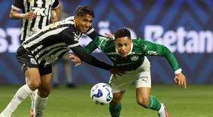 Vitor Roque brilha, Palmeiras bate o Santos e se isola na liderança