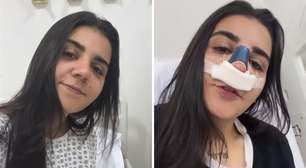 Recém-solteira, sertaneja Yasmin Santos faz rinoplastia: 'Recomendações médicas'