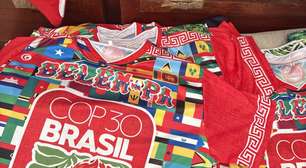 Com a COP30, vendedora espera superar 'efeito Seleção' após faturar cerca de R$ 25 mil em dois dias com camisetas personalizadas