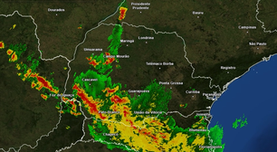 Imagem de radar mostra momento da passagem de tornado pelo Paraná; veja
