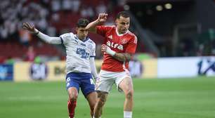 Inter cede empate ao Bahia nos acréscimos e segue pressionado na luta contra o rebaixamento