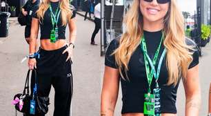 De surpresa, Virgínia Fonseca surge no GP Brasil de F1 com barriga sarada à mostra e bolsa Balenciaga de R$ 13 mil. Fotos!