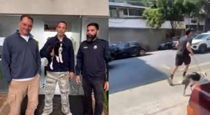 Cachorro levado de petshop por homem é recuperado após um dia de buscas: 'Baião de Dois resgatado'