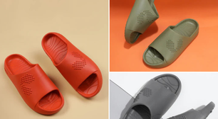 Publicidade de chinelo biodegradável some com a chuva