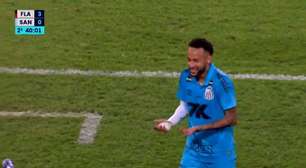 Leitura labial flagra xingamento de Neymar ao árbitro de Flamengo x Santos, no Maracanã