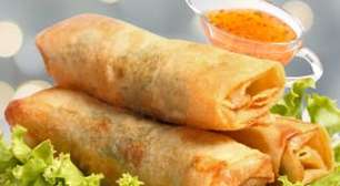 Rolinho primavera de legumes assado: saudável e crocante