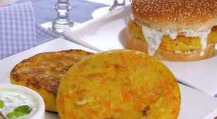 Hambúrguer vegetariano: veja como fazer a receita sem carne