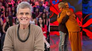 Carlinhos de Jesus aparece andando no 'Domingão com Huck' e emociona público