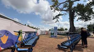 Gringos apostam em aluguel de patinete elétrico para se locomoverem na COP30: '60 centavos o minuto'