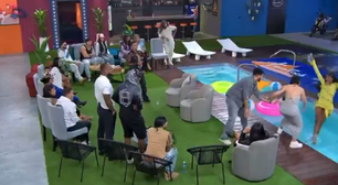 Participante desmaia após ser empurrada em piscina por colega em reality; veja