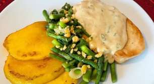 Frango ao molho cremoso de limão: sabor que supreende