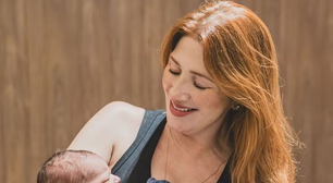 Dani Calabresa mostra o rostinho do filho pela primeira vez: 'Amor que não cabe no peito'