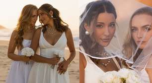 Lembra dela? Ex-BBB se casa com produtora britânica em cerimônia emocionante na praia