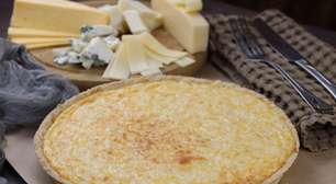 Para o café da manhã ou lanche da tarde, torta fácil de pão de queijo