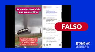 Vídeo de ônibus voando durante passagem de tornado foi gerado com IA