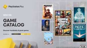 Jogos de novembro da PS PLUS são revelados com Grand Theft Auto V, Pacific Drive, Still Wakes the Deep e mais