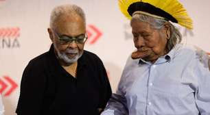 COP30: Gilberto Gil e Cacique Raoni trocam saberes: 'Consciência de pertencer à natureza'