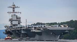 Maior navio de guerra do mundo chega à América Latina e Maduro eleva alerta militar na Venezuela