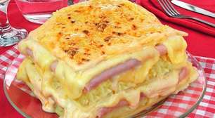 Lasanha de batata com molho branco: cremosa e cheia de sabor