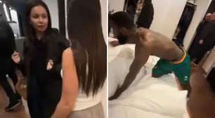 NO FLAGRA! Namorada pega jogador da Seleção com amante