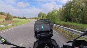 De jatos de combate a motocicletas: uma moto trail chinesa estreia o primeiro HUD do mundo em duas rodas