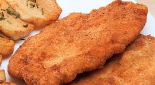 Filé de frango à milanesa sem trigo e sem fritar, sequinho