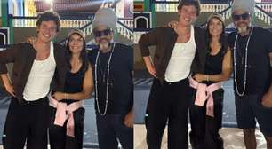 Ivete Sangalo apresenta Shawn Mendes a Carlinhos Brown e brinca chamando o cantor de "filho mais velho"