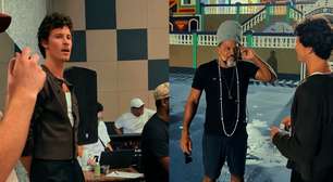 Shawn Mendes visita Carlinhos Brown em Salvador