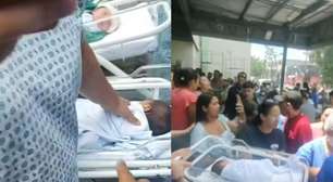 Incêndio atinge hospital em Fortaleza e bebês são retirados às pressas do prédio
