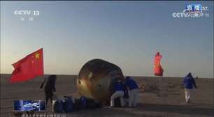 Astronautas chineses retornam à Terra após mais de seis meses no espaço