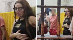 Condição precária e infecção: Ex-garota de programa de Neymar passou parte da gravidez na cadeia