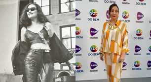 Sonia Abrão impressiona ao mostrar fotos da época em que era modelo em programa de Faustão