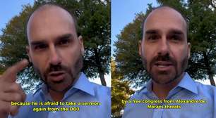 Eduardo Bolsonaro reage após Moraes votar a favor de denúncia da PGR contra ele: 'Caça às bruxas'