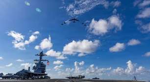 EUA divulgam primeiras imagens do maior porta-aviões do mundo após chegada ao mar do Caribe; veja