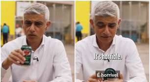 Prefeito de Londres experimenta guaraná no Rio de Janeiro e dispara: 'É horrível'