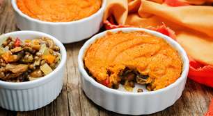 Veja como fazer um escondidinho vegano de lentilha com batata doce