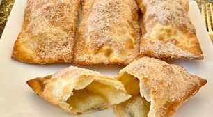 Sem fritura: pastel de banana na airfryer mais leve e gostoso