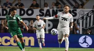 Santos domina o Palmeiras no primeiro tempo, marca no fim e deixa a zona de rebaixamento